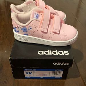 Brand new in box toddler girls adidas pink sneakers size 9k